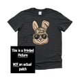 thumbnail image 4 of Ink Printed NOT a Chenille Patch Family Matching Camo Hat Easter Bunny Shirt for Men Natural Shirt Adult Medium, 4 of 7
