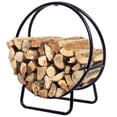 thumbnail image 2 of Soporte de almacenamiento de madera tubular de acero para leña, 2 of 8