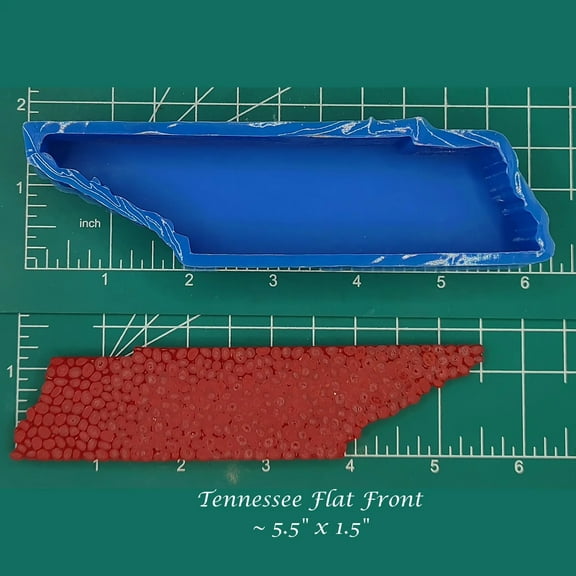 Tennessee - Flat Front - Silicone Freshie Mold