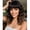 Black to Brown, variant on Highlights Wig with Bangs for Women,14 Inch Wavy Bob Hair | Face-framing,Soft highlights waves,Lightweight,Beginner friendly,Trimmable natural bangs,Adjustable,Easy daily wear,party