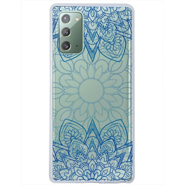 Funda para Samsung Galaxy Note 20 InstaCase diseño de Mandalas Azul Colección Mandalas