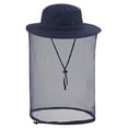thumbnail image 5 of Joernso Mosquito Head Net Hat for Men Women Wide Brim Sun Protection Boonie Hats with Veil Mesh Protection from Insect for Fishing Hiking, 5 of 8
