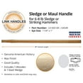 thumbnail image 2 of Seymour Midwest 64549 Handle Sledge Maul - 30 in. for 6 to 8 lbs, 2 of 3