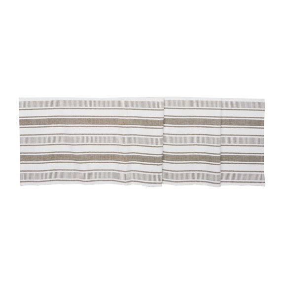 Chandler Stripe Clay Dining Table Runner, 13" x 72"