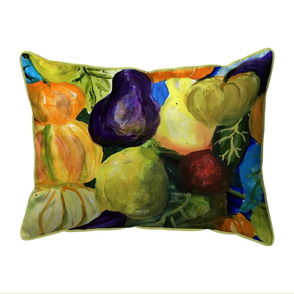 Betsy Drake Interiors Gourds II 16x20 Large Indoor/Outdoor Pillow
