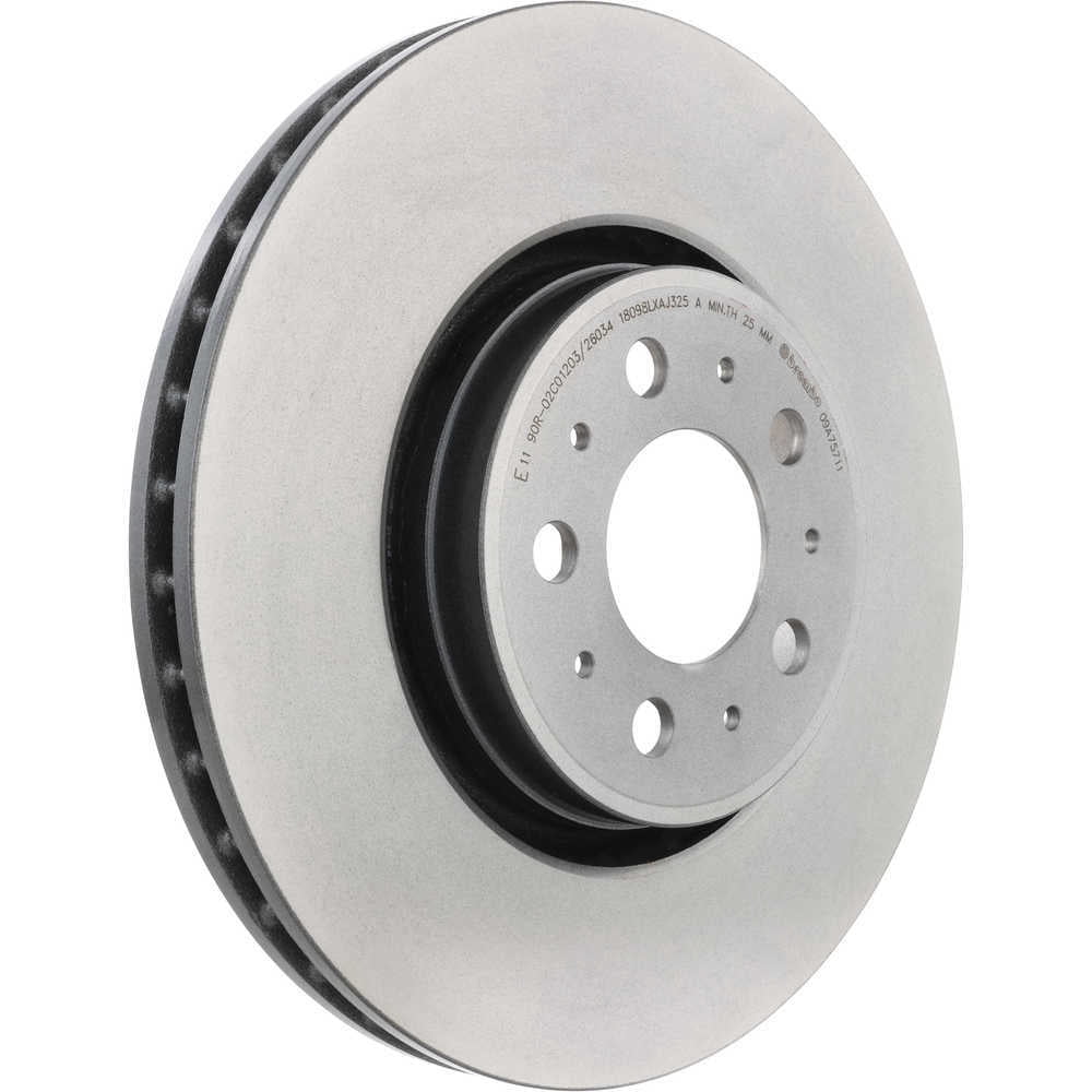 Brembo 09.A757.11 BRAKE ROTORS Fits select: 2004-2007,2009 VOLVO S60 2.5T