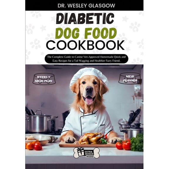 Tail-Wagging Treats: The Ultimate Series for Healthy Canine Cuisine: Diabetic Dog Food Cookbook: The Complete Guide to Canine Vet-Approved Homemade Quick and Easy Recipes for a Tail Wagging and Health