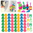 thumbnail image 4 of Bobine de Fil, 56 Pcs Pinces en Silicone pour Bobine, pour Rangement de Bobine, Machine à Coudre, 4 of 8