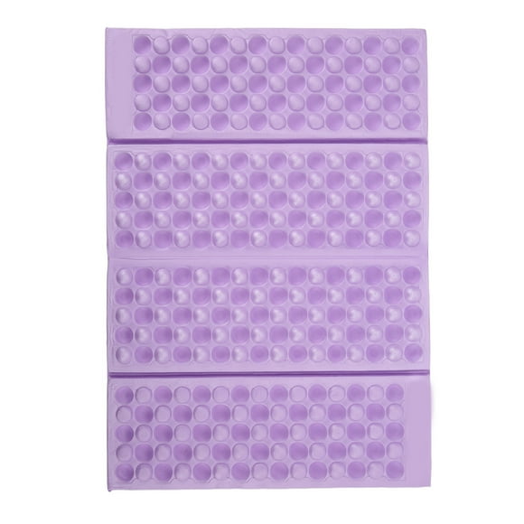 Cojines para asiento de playa para picnic, asiento portátil plegable para acampar al aire libre, cojín para asiento de EVA, color morado YUNYI BRAND  Deportes