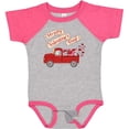 thumbnail image 3 of Inktastic Hoppy Valentine's Day Bunny Truck with Hearts Boys or Girls Baby Bodysuit, 3 of 5