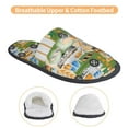 thumbnail image 3 of Fotbe Construction Machinery1 Pantuflas Peludas para Mujer con Estampado, Zapatillas de Peluche, Zapatos de Invierno para Casa, Uso Interior y Exterior-Large, 3 of 8