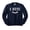 Navy, variant on Bat I Bite Sweatshirt Unisex Large Black