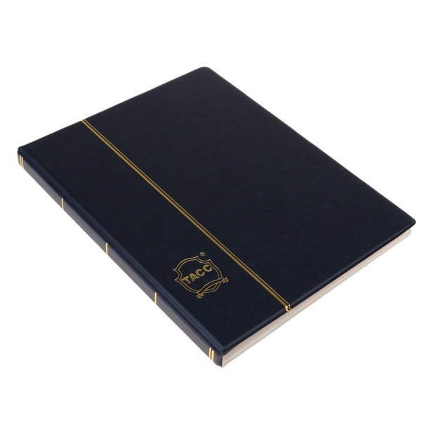 Álbum de Colección de Billetes de Cuero 60 Bolsillos Bill Note Book Holder - Azul Sunnimix Álbum de colección de papel moneda