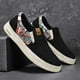 thumbnail image 3 of Zapatos de lona para hombre, mocasines de tela de lino de pescador, ligeros, cómodos, planos para caminar, zapatillas informales para hombre, 3 of 4