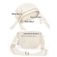 thumbnail image 4 of Riñonera MEISEY Pure Colour para mujer, color beige, resistente al agua, 4 of 6