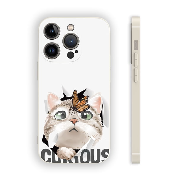 Agregue un toque de color: funda para teléfono multicolor mate de doble capa con diseño peculiar para iPhone 15 Pro Max 14 13 12 Pro 11