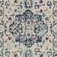 thumbnail image 6 of SAFAVIEH Madison Hildred Floral Bordered Runner Rug, Navy/Fuchsia, 2' x 8', 6 of 7