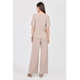 thumbnail image 3 of Conjunto con drapeado asimetrico Roman Fashion /Juvenil, 4379 (Beige) beige M, 3 of 4
