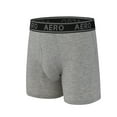 thumbnail image 4 of Aeropostale Mens Boxer Briefs-Cotton Stretch Boxer Briefs Underwear (Black/Charcoal/Black/Grey/Heather, Small), 4 of 6