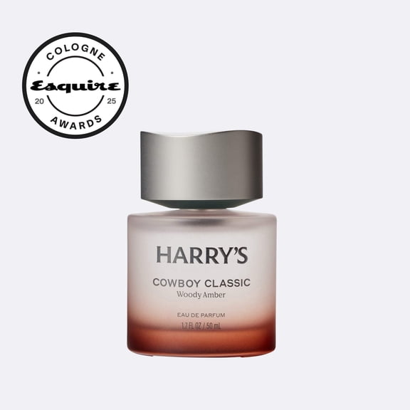 Harry's Cowboy Classic Men's Cologne - Woody Amber Scent - 1.7 fl oz - Notes of Bergamot, Cedarwood & Musk