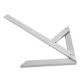 thumbnail image 2 of Center Angle Gauge Stainless Steel Centering Squares Gauges for Circular Plate 150x130mm, 2 of 5