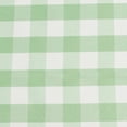 thumbnail image 3 of BalsaCircle 120" Round Gingham Checkered Polyester Tablecloth Sage Green, 3 of 8