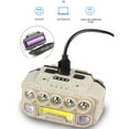 thumbnail image 3 of Linterna Frontal Portátil, Linterna Frontal Recargable Con Sensor De Movimiento Superbrillante LED COB Para Exteriores, 3 of 7