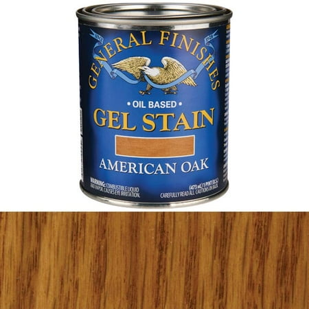 General Finishes, American Oak Gel Stain, Pint (Best Stain Color For Oak Cabinets)