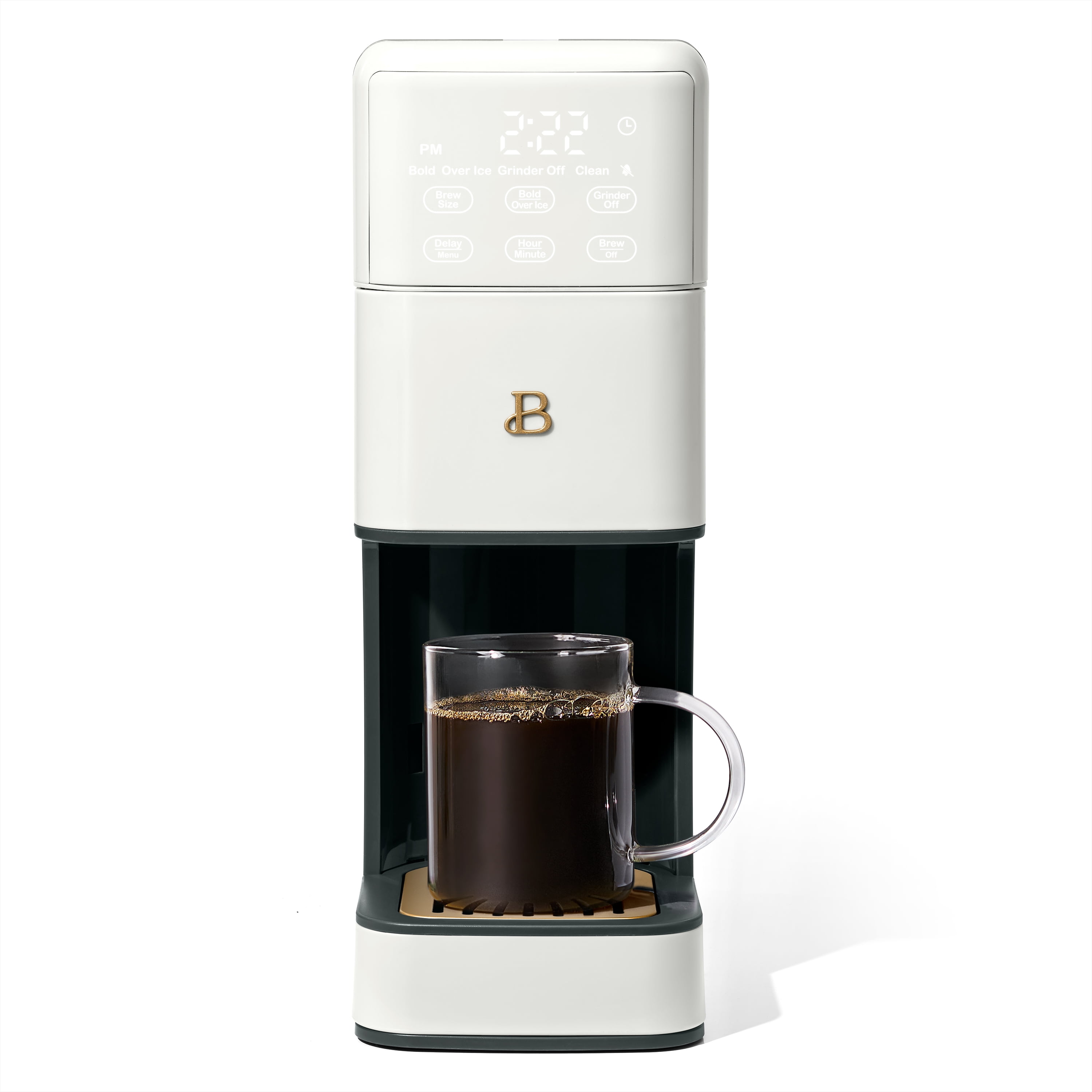 Single Serve Coffee Maker for Pods and Ground Coffee 14 OZ Reservoir –  Heynemo