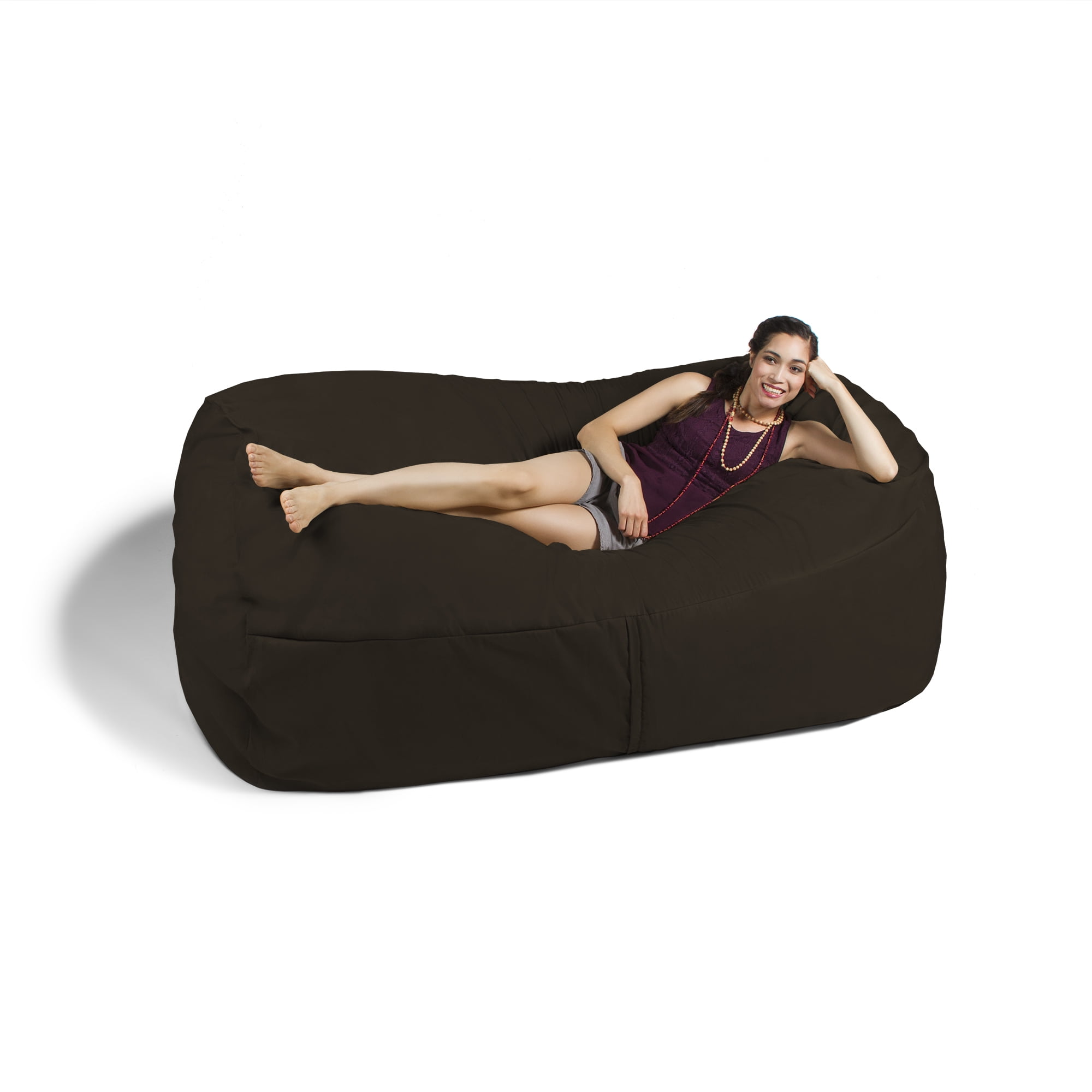 Jaxx 7 ft Giant Bean Bag Sofa, Chocolate