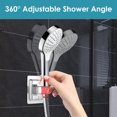 thumbnail image 2 of Matsuzay Soporte de ducha Universal para montaje en pared, fácil instalación, ángulo ajustable, Base adhesiva súper potente, estable Accesorios de baño, 2 of 6