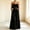 Black, variant on Summer Two Piece Dress Sets for Women High Waist Summer Spaghetti Straps Maxi Woman Dresses Sleeveless Scoop Neck Casual Plain Long Loose Dresses
