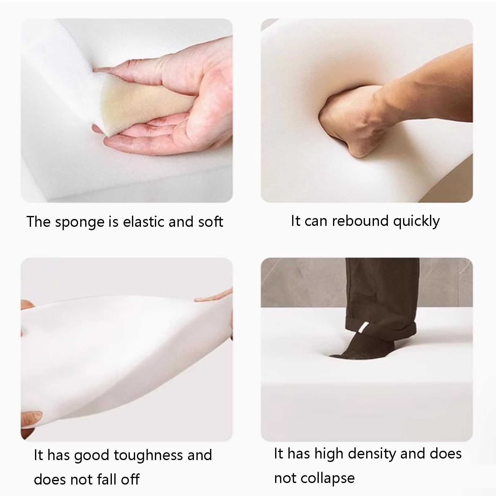 High-density foam thickness 10 cm for upholstery and seat cushions, can be cut to size, home accessories for DIY projects seat cushion pet bed