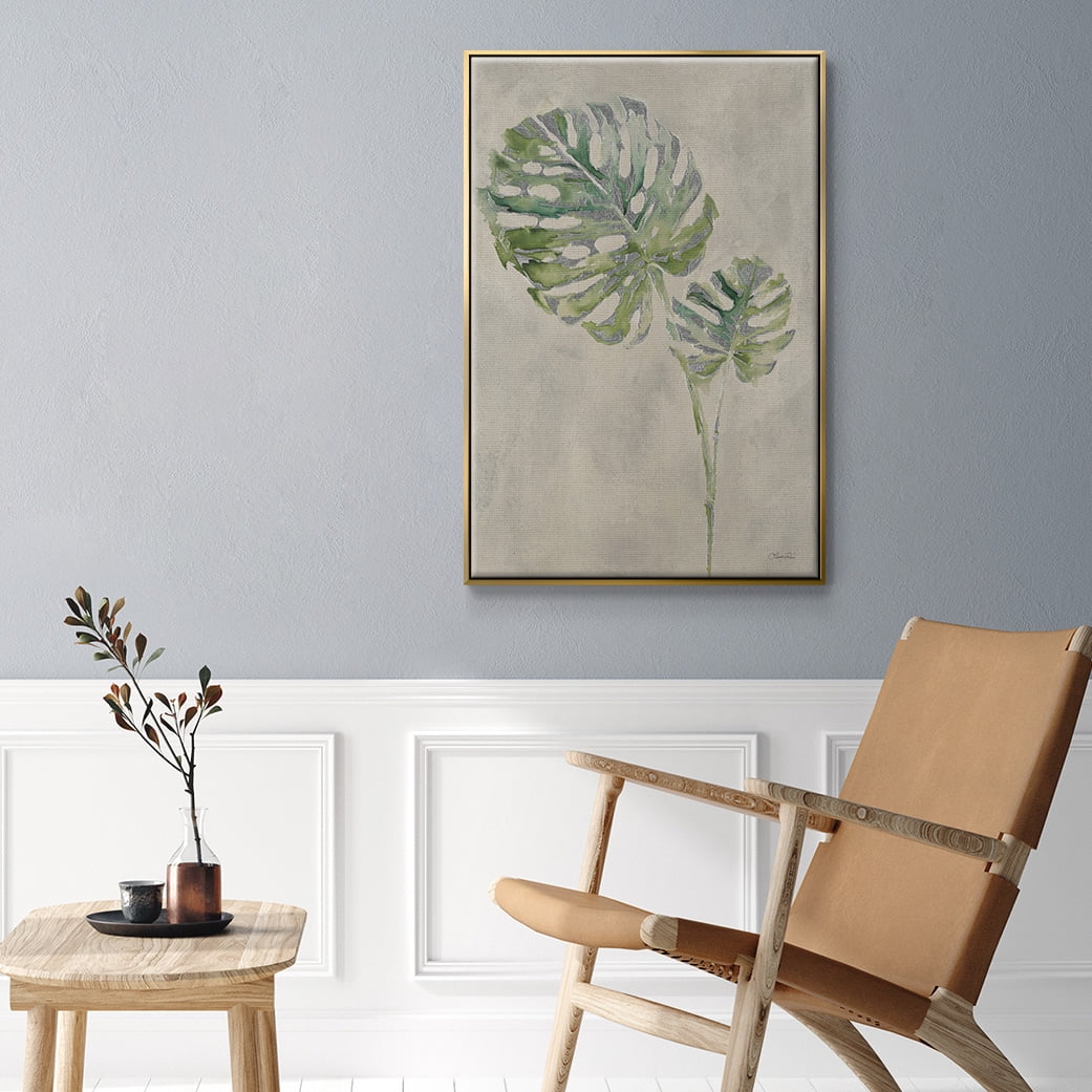 Fresh Unfolds III Framed Premium Gallery Wrapped Canvas - Ready to Hang - 25 x 37 - Gold Floating Frame