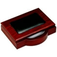 thumbnail image 2 of Rosewood & Leather 7-Piece Desk Set, 2 of 5