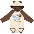 thumbnail image 3 of Inktastic Teacher Shark with School of Fish Boys or Girls Long Sleeve Baby Bodysuit, 3 of 5