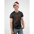 thumbnail image 2 of Krampus Skull Dark Christmas Men's Tshirt, 2 of 4