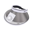 thumbnail image 4 of Sombrero con visera y ventilador USB, transpirable, para pesca, golf, playa, turismo y acampada. Blanco, 4 of 9