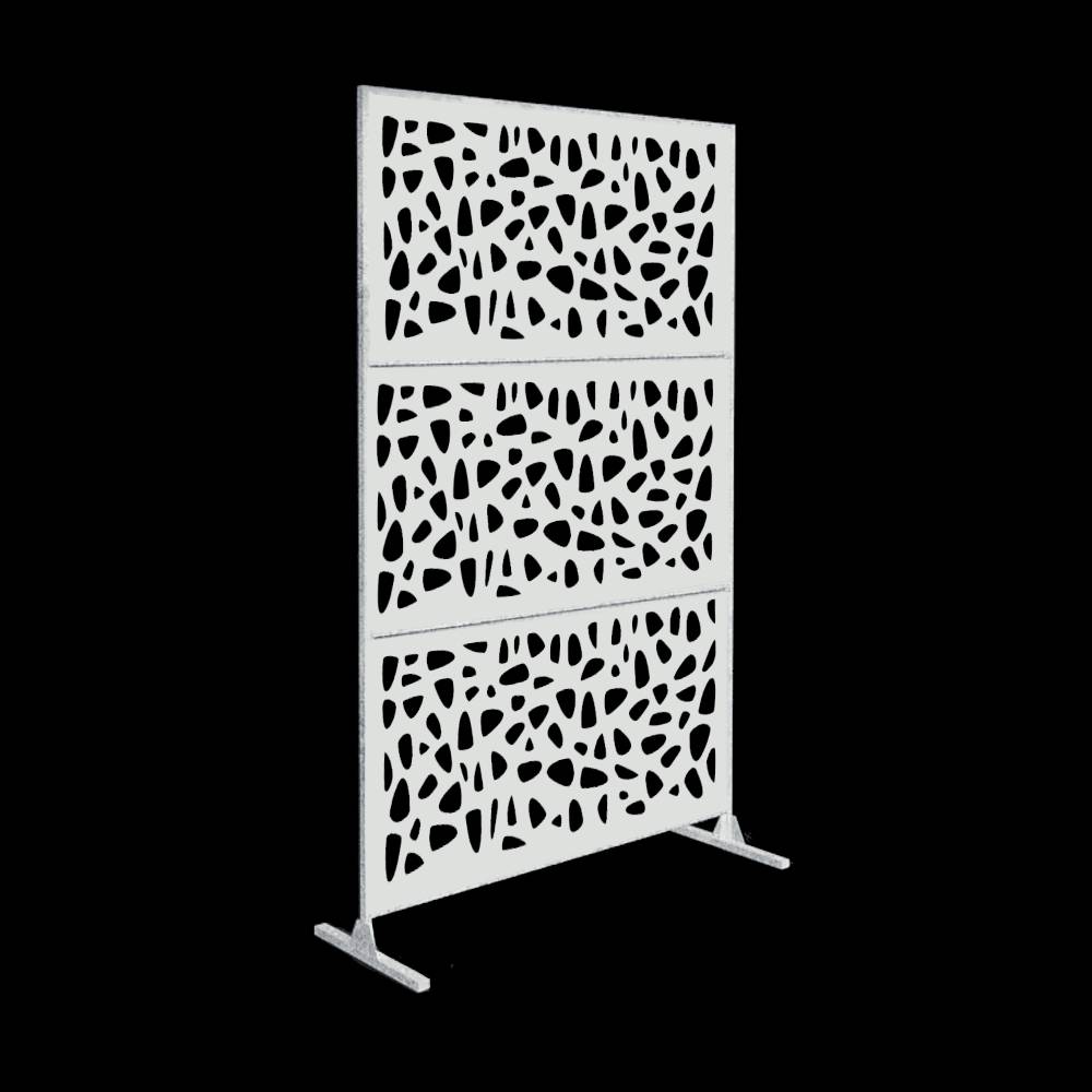 6' H x 4' W Laser Cut Metal Privacy Screen,Metal Privacy Screen Fence