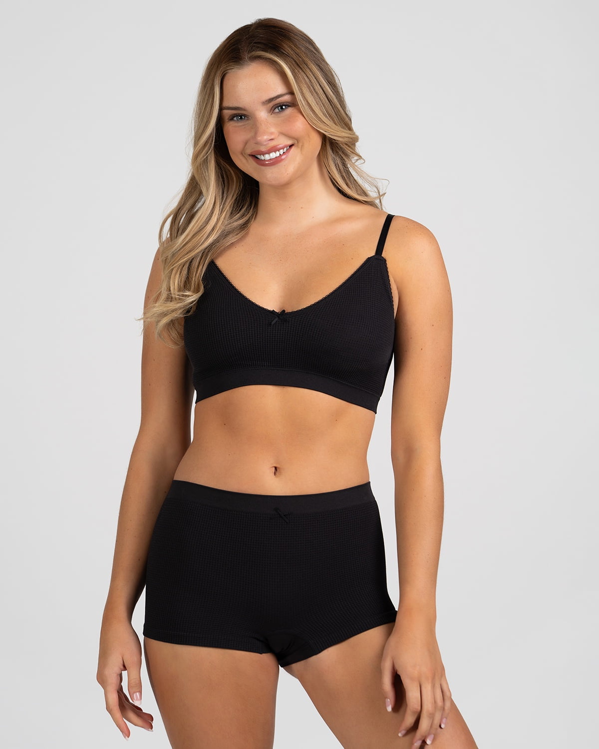 No Boundaries Seamless Triangle Bralette and Boyshorts Set