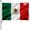 Mexico Flag 3x5 Double Sided, variant on Mexico MX Flag 4x6 Outdoor Double Sided - Vivid Color Polyester Canvas Header and 4 Rows Stitched - Mexican National Flags with Brass Grommets
