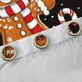 thumbnail image 4 of Manfei Merry Christmas Blackout Curtains Set of 2 (52x84 Each) for Kids, Gingerbread Man Window Curtains, Dreamy Fairy Tale Curtains and Drapes, Window Curtains Room Decor, 4 of 6