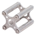thumbnail image 1 of Brushless Motor Cross Mounting Bracket, Aluminum Alloy X Type Fixed Motor Mount Cross Holder for Replacement Silver, Easy to Install and Disassemble, Convenient for Daily, 1 of 7