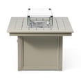 thumbnail image 6 of WestinTrends Helios 46" Modern Outdoor 55,000 BTU Patio Gas Propane Rectangle Deck Fire Pit Table (Rocks Not Included), Sand, 6 of 14