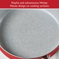 thumbnail image 5 of Farberware Disney Bon Voyage 4.5 Quart Ceramic Nonstick Saute Pan with Helper Handle and Lid, Dishwasher Safe, Red, 5 of 16