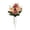 C, variant on Rose Bouquet with Bucket Set, Cemetery Flowers Silk, Memorial Bouquet Artificial, Weather-Resistant Grave Decorations