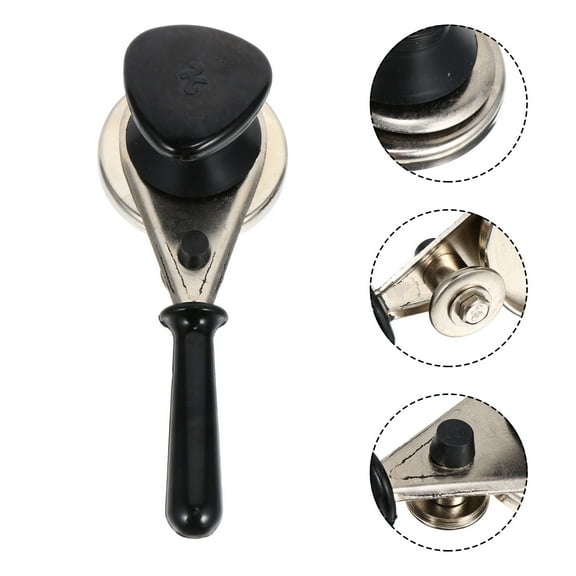 IMIKEYA Compact Manual Can Sealer Black Tinplate Home Sealing Tool 1Pc