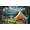2A, variant on Scenic View Camping Banner Tent Nature Adventure Lake Mountains for Outdoor Event Hiking Trip Travel