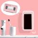 thumbnail image 3 of Soporte para Teléfono para a Prueba de Agua - Rotación de 360 ​​ degree Pantalla Táctil Antiniebla Soporte para Teléfono Montado en La Pared para Baño Rosado Sunnimix soporte para teléfono de ducha, 3 of 8