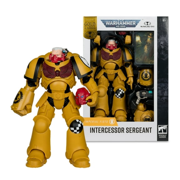 Warhammer 40000 7In Action Figure - Intercessor Sergeant (Imperial Fist) - McFarlane Toys